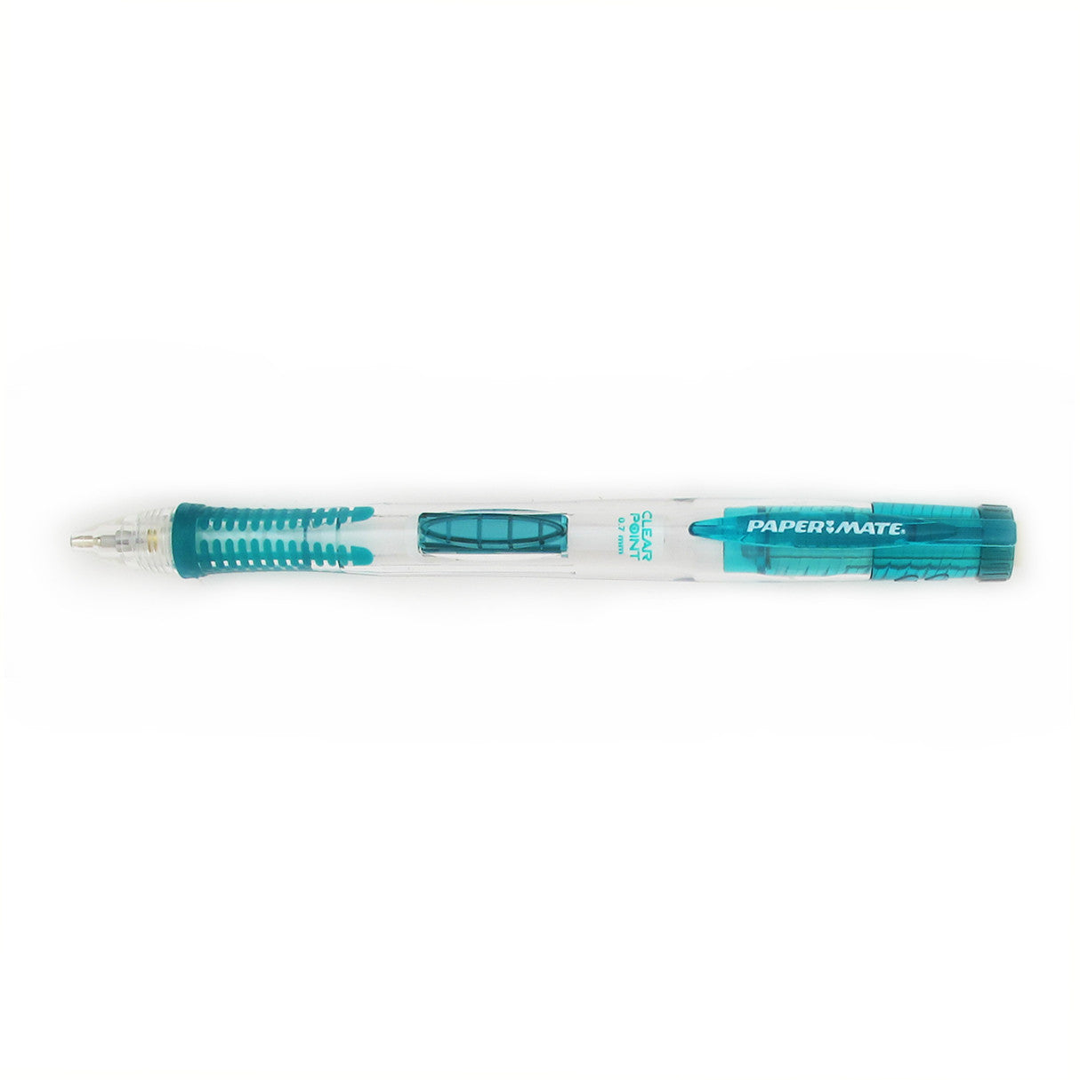 Paper Mate ClearPoint 0.7 MM Side Click Mechanical Pencil Pine Green and Clear Barrel Paper Mate Pencil