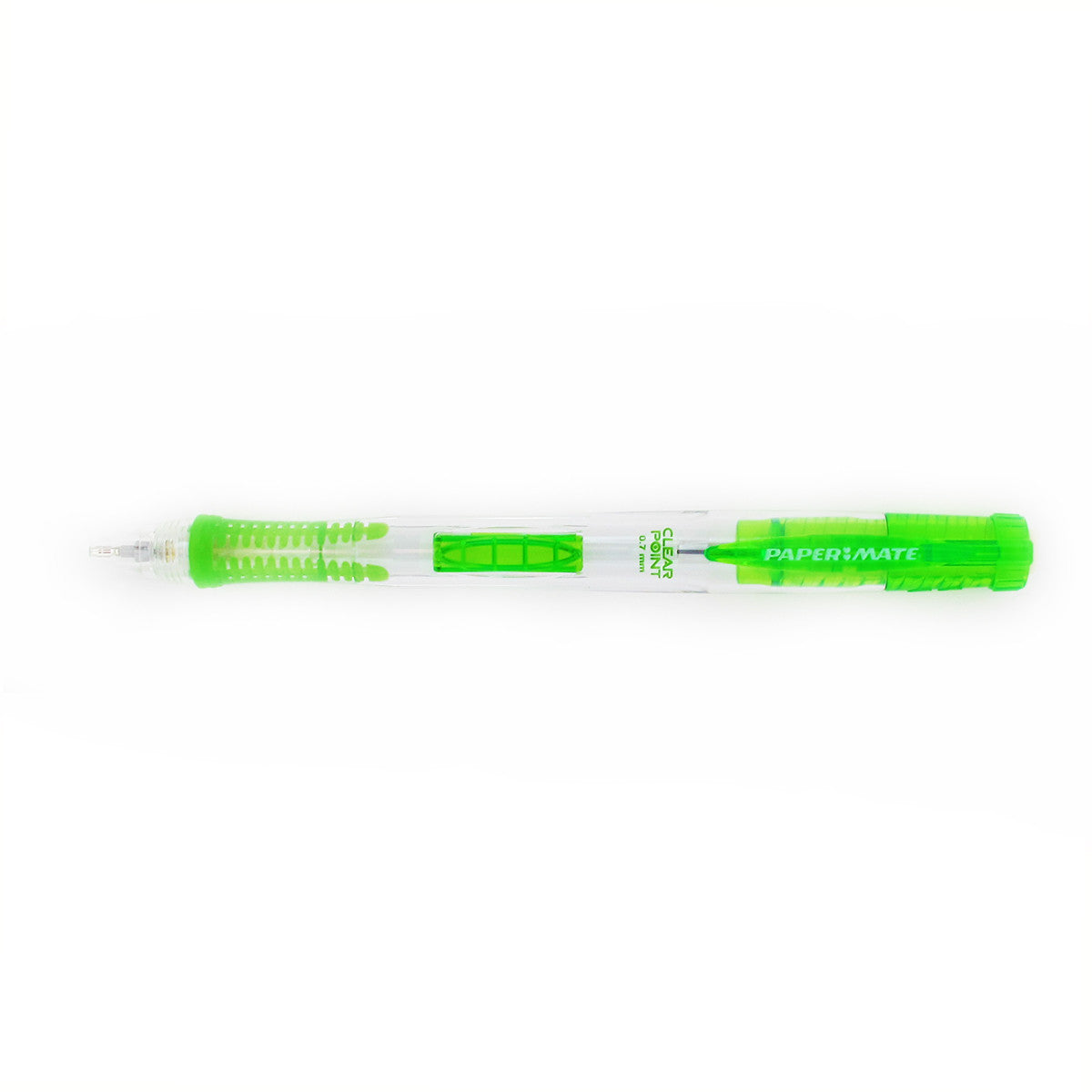 Paper Mate ClearPoint 0.7 MM Side Click Mechanical Pencil Lime and Clear Barrel Paper Mate Pencil