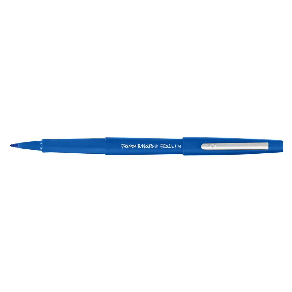 Papermate Flair Blue Felt Tip Pens Medium Point Guard Paper Mate Felt Tip Pen