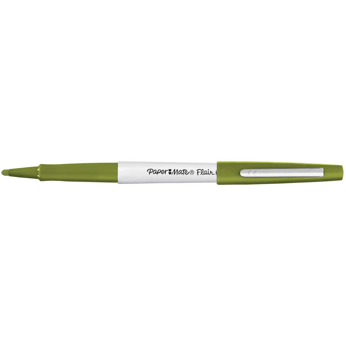 Paper Mate Flair Bold Olive 1.2mm Tip Felt Tip Pen Paper Mate Felt Tip Pen
