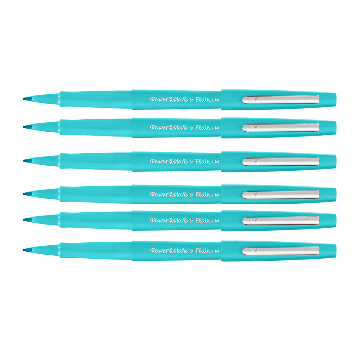 Paper Mate Flair Surfs Up Felt Tip Pen Medium, Point Guard Pack of 6 Paper Mate Felt Tip Pen