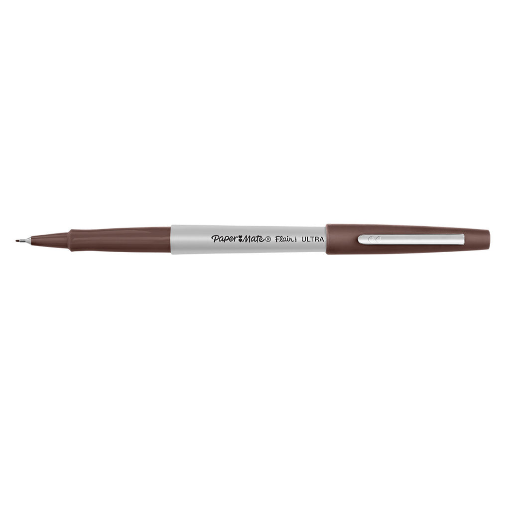 Paper Mate Flair Mocha Brown Ultra Fine Felt Tip Pen