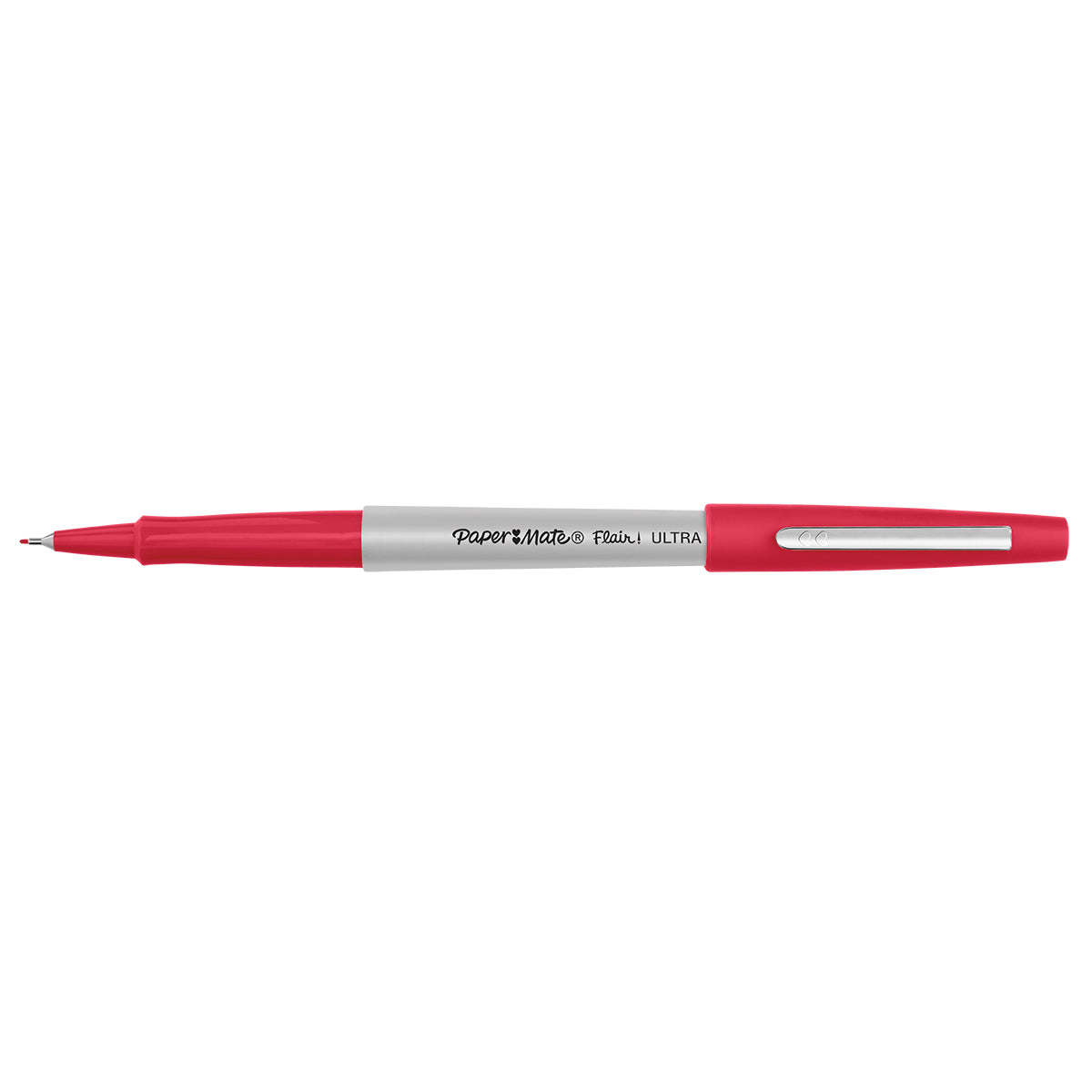 Paper Mate Flair Red Felt Tip Pen, Ultra Fine Paper Mate Felt Tip Pen