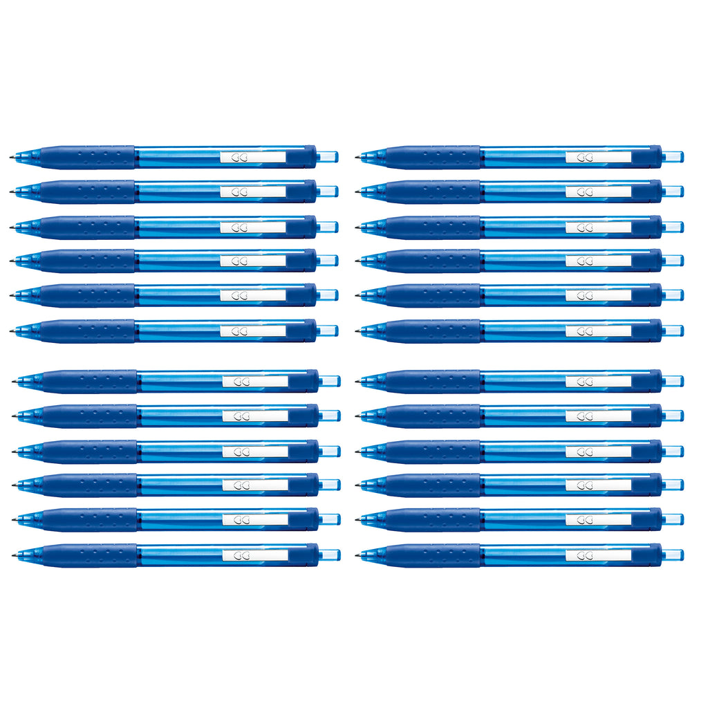 Paper Mate Inkjoy 300RT Medium Blue Retraceable Ballpoint Pens Bulk Pack Of 24