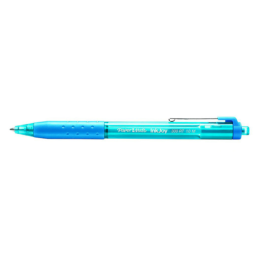 Paper Mate InkJoy Turquoise Ballpoint Pen 300 RT Retractable Medium Point Paper Mate Ballpoint Pen