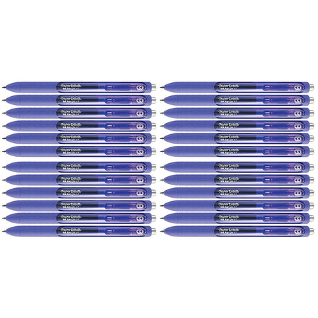 Paper Mate Inkjoy Gel Purple Pens Medium Bulk Pack Of 24  Paper Mate Gel Ink Pens