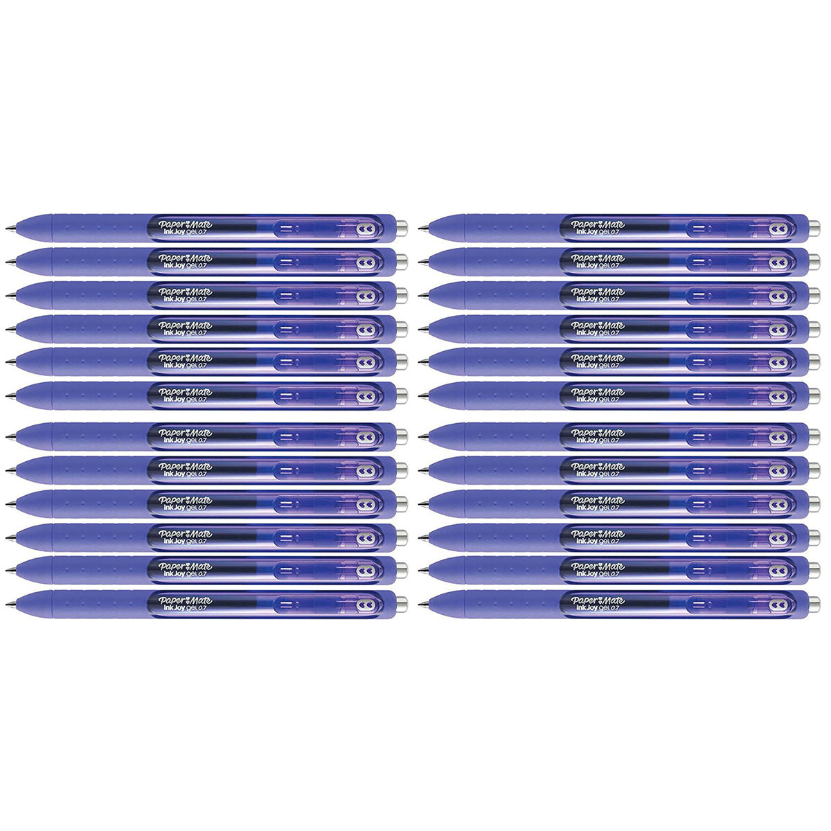 Paper Mate Inkjoy Gel Purple Pens Medium Bulk Pack Of 24 Paper Mate Gel Ink Pens