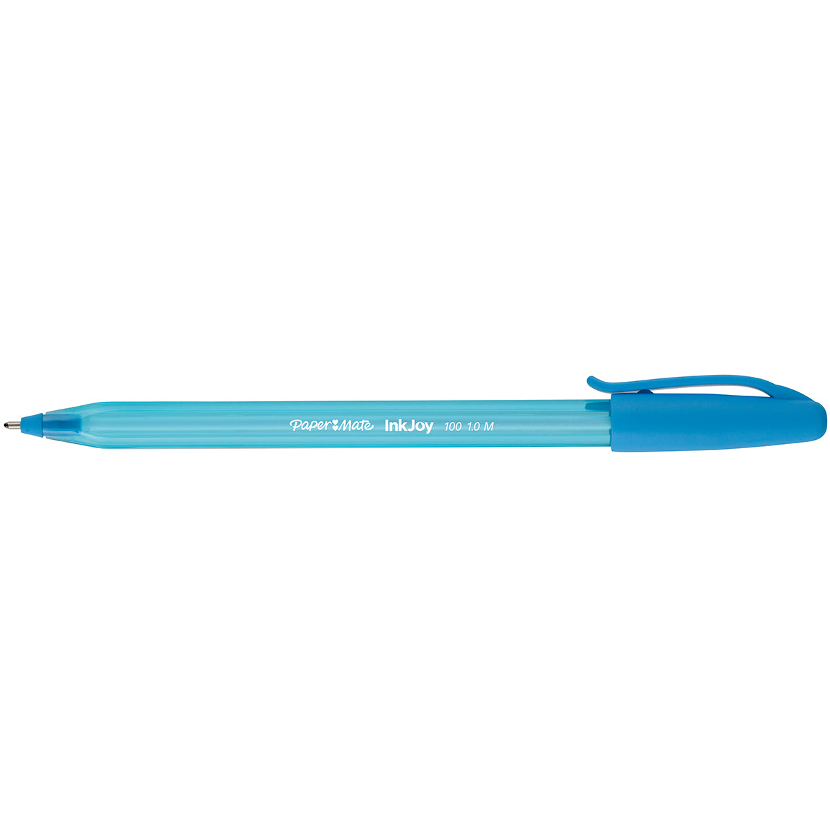 Paper Mate Inkjoy Turquoise 100ST Ballpoint Pen, Medium 1.0mm, Turquoise Ink Paper Mate Ballpoint Pen