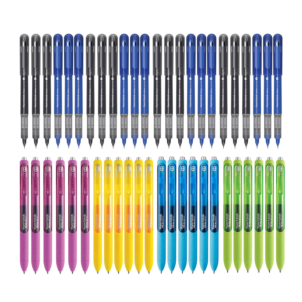 Papermate Office Pens Bulk Pack of 48 Paper Mate Gel Ink Pens