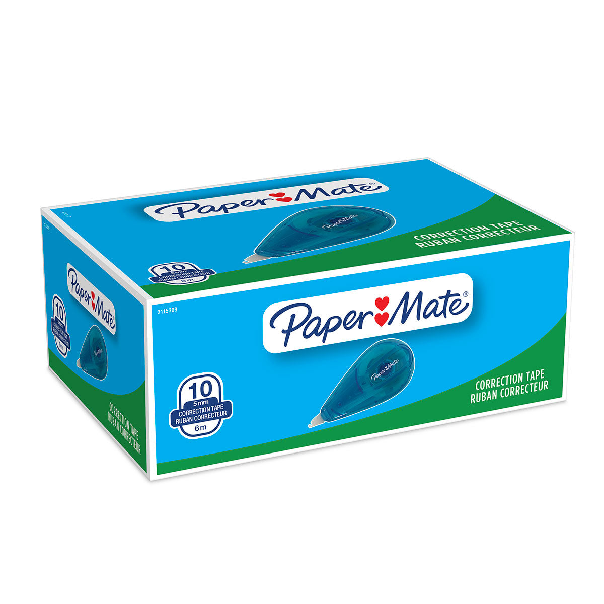 Papermate Correction Tape 10 Count, 235 Inches in Each Roll Paper Mate Correction Tapes