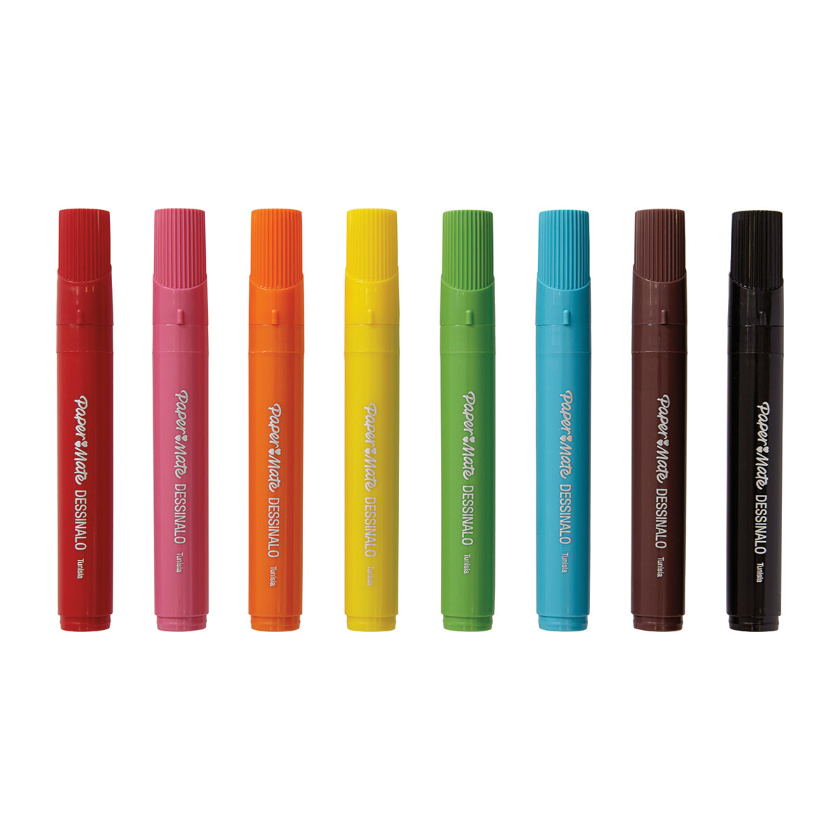 Papermate Coloring Markers, Wide Tip, Set of 8 Colors Paper Mate Markers