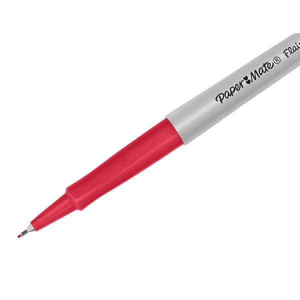 Paper Mate Flair Ultra Fine Red Felt Tip Pen, Ultra Fine