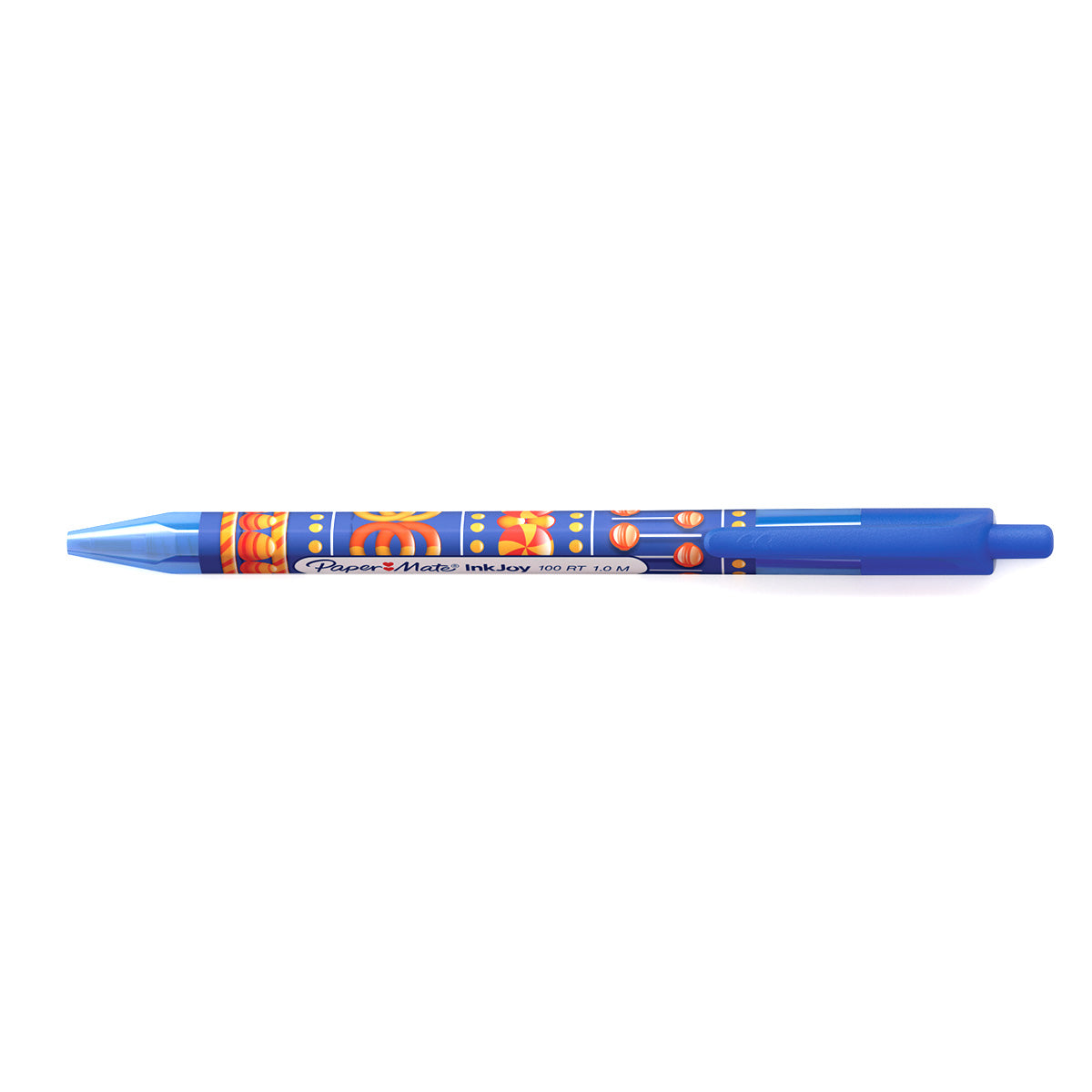 Paper Mate Inkjoy Candy Pop 100 RT Blue Ballpoint Pen Medium Retractable Pen Blue Ink Paper Mate Ballpoint Pen