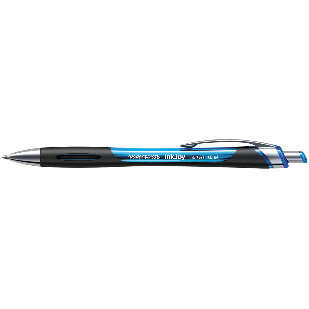 Paper Mate InkJoy Blue 550 RT Ballpoint Pen Medium Paper Mate Ballpoint Pen