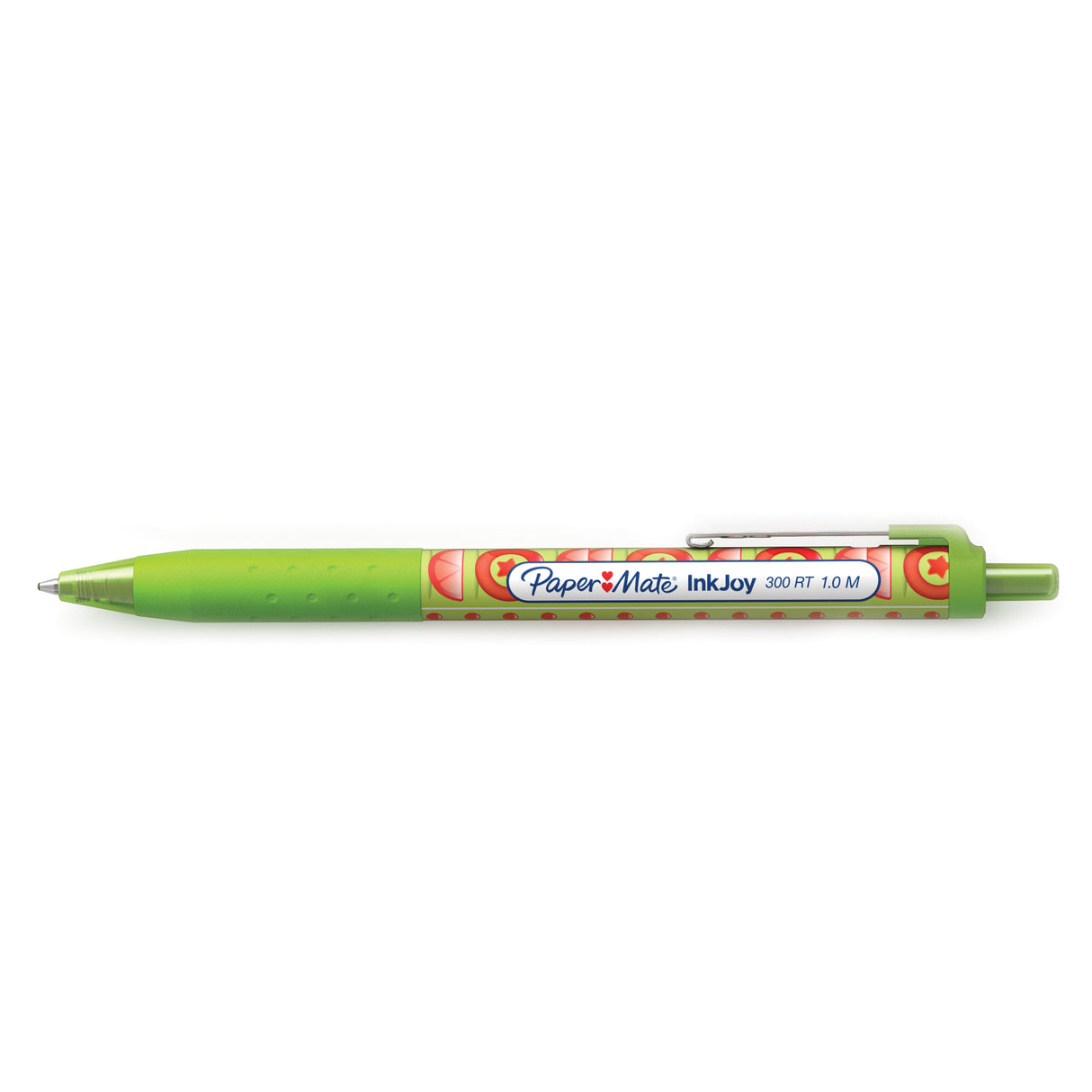 Paper Mate Inkjoy Candy Pop Lime 300 RT Retractable Ballpoint Pen Medium 1.0 MM (Lime Ink) Paper Mate Ballpoint Pen