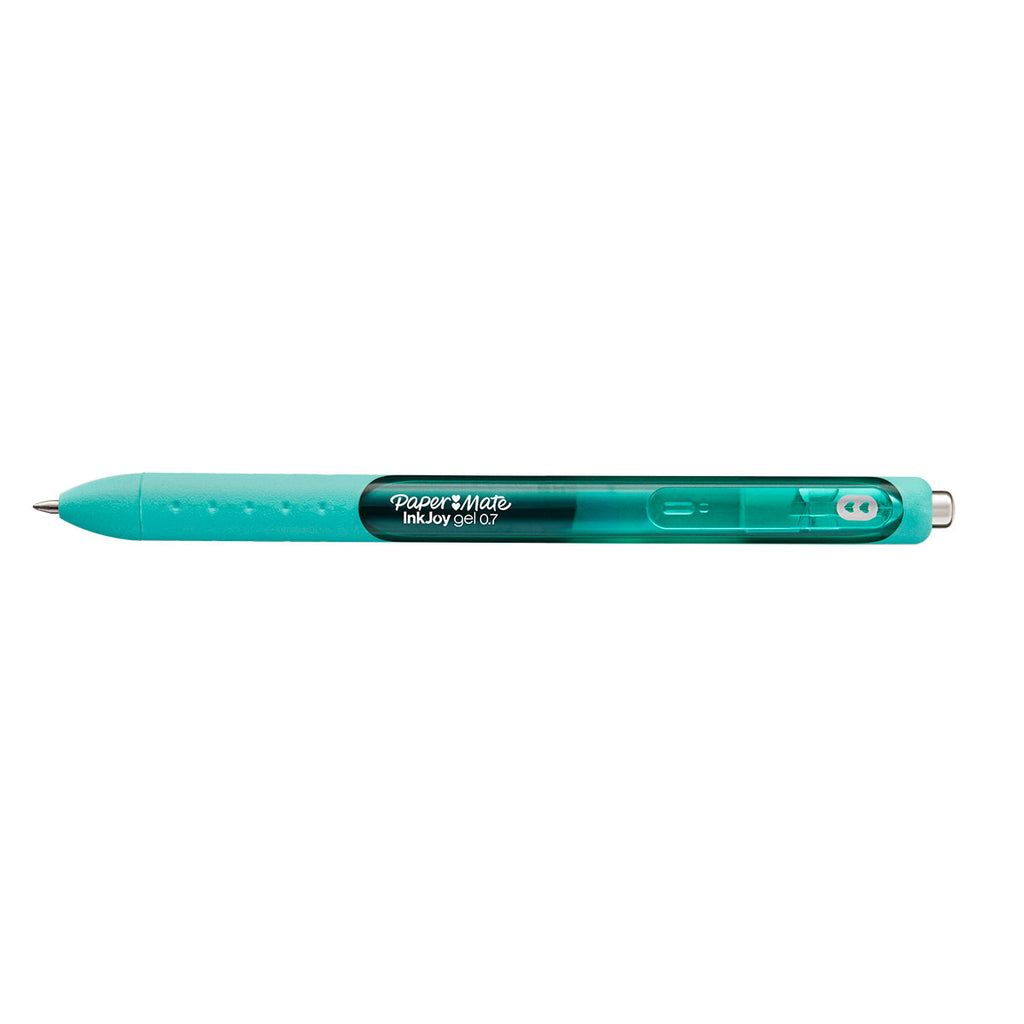 Paper Mate Inkjoy Gel Sea Foam Medium Point 0.7 mm Retractable Gel Pen (Sea Foam Ink)