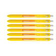 Paper Mate Inkjoy Gel Yellow Medium Point 0.7 mm Retractable Gel Pens Pack of 6  Paper Mate Gel Ink Pens