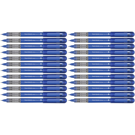 Paper Mate Inkjoy Liquid Needle Point Pen Blue 0.5 Bulk Pack of 24  Paper Mate Ballpoint Pen