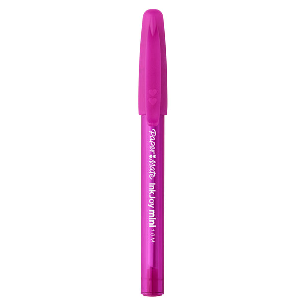 Paper Mate InkJoy Mini Ballpoint Pens, Purple, Magenta Pink, Turquoise