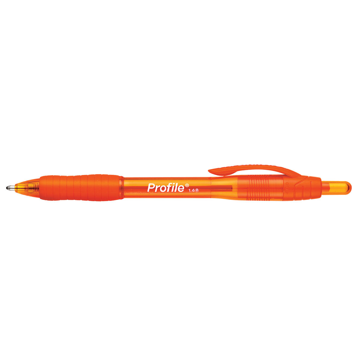 Paper Mate Profile Orange 1.4b Pen Retractable, Bold Point Paper Mate Ballpoint Pen