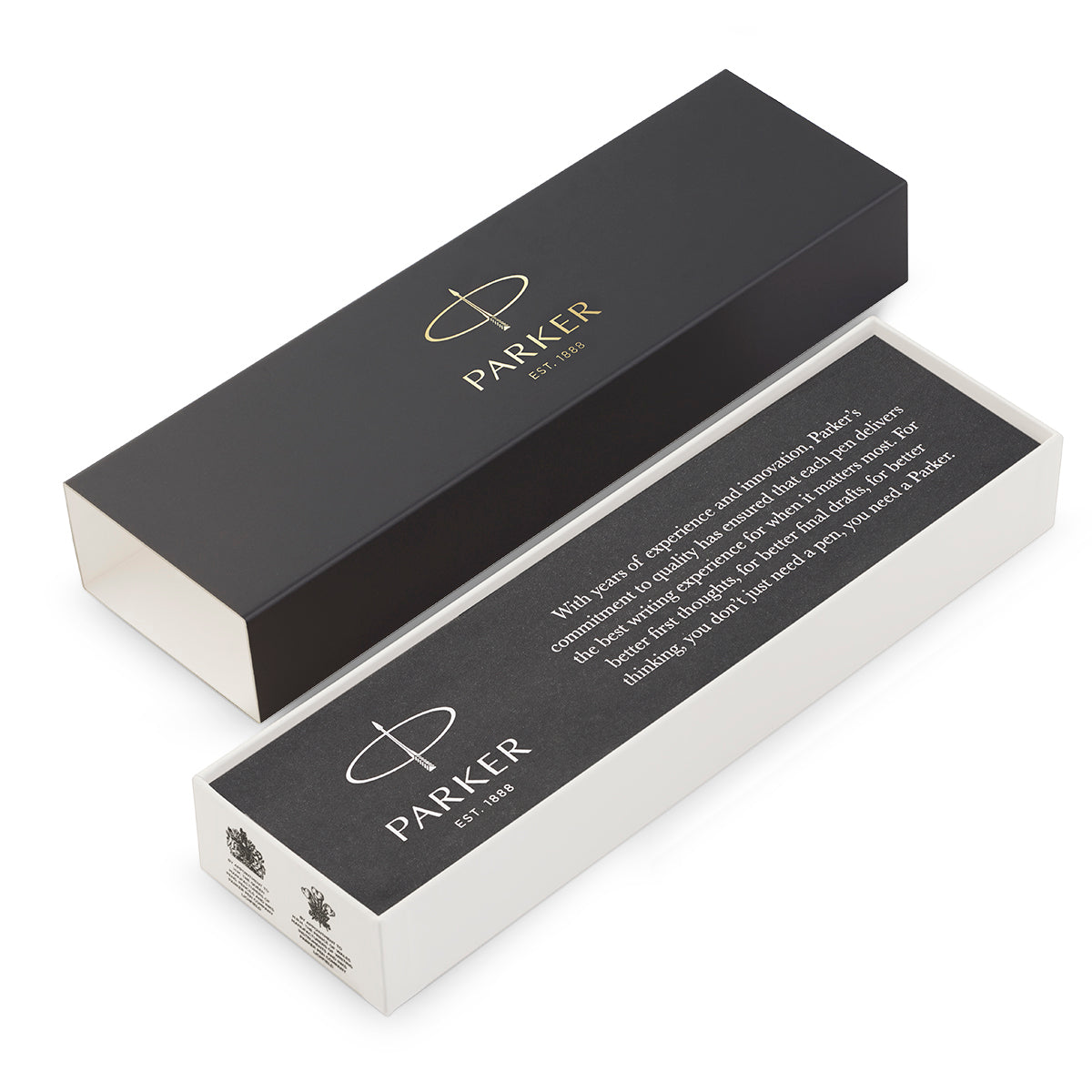 Parker Jotter Bond Street, Matte Black and Chrome, Ballpoint Pen (Black Ink)  Parker Ballpoint Pen