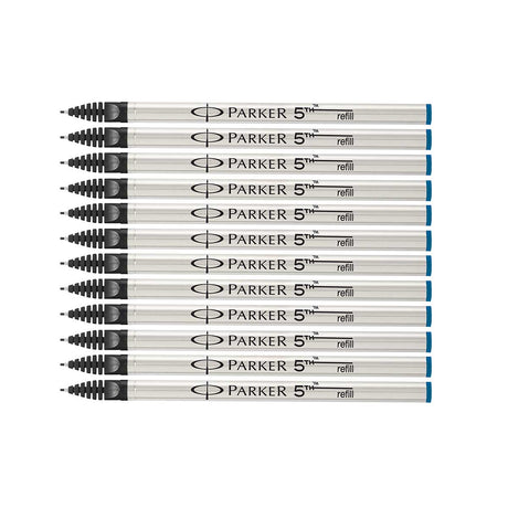 Parker 5th Blue Fine Refills Pack of 12  Parker Parker 5Th Refills