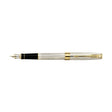 Parker Sonnet Premier 2002 Sterling Silver Fougere 18K Gold Fountain Pen Fine  Parker Fountain Pens