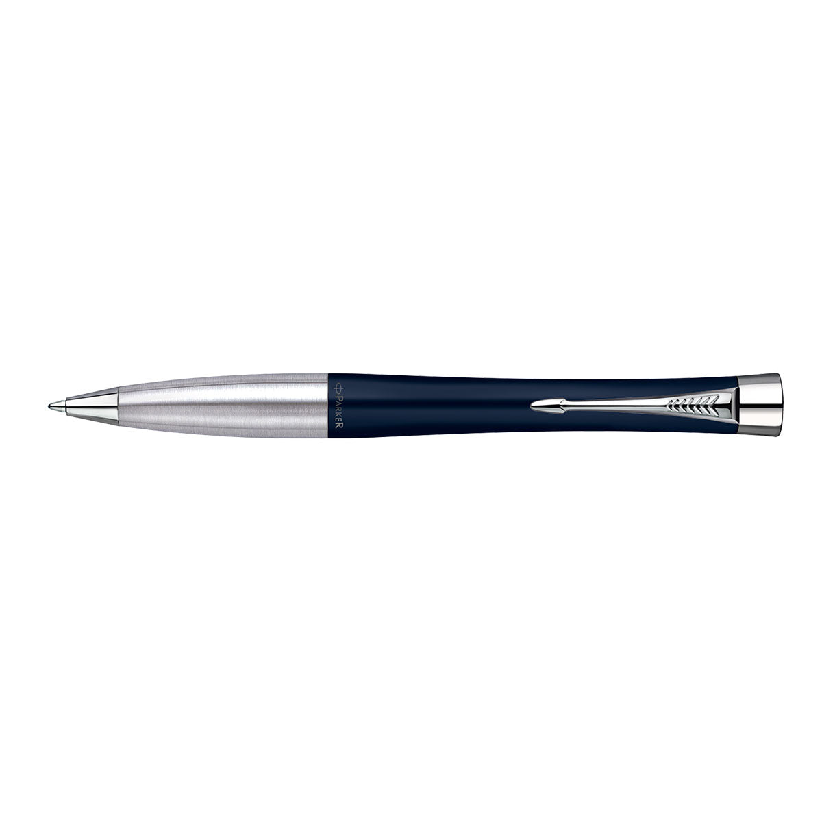 Parker Urban Navy Chrome Trim Ballpoint Pen, Blue Ink Parker Ballpoint Pen