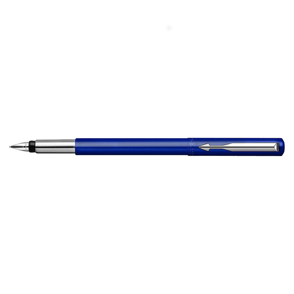 Parker Vector Blue Fountain Pen Fine Nib Refillable Made in France Parker Fountain Pens