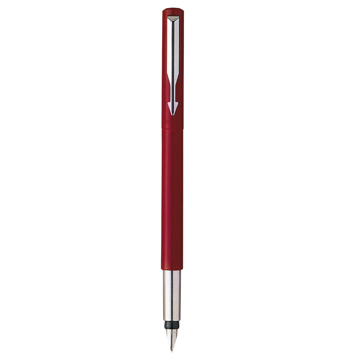 Parker Vector Fountain Pen Red Fine Nib Made in France - No Box or Blister Parker Fountain Pens