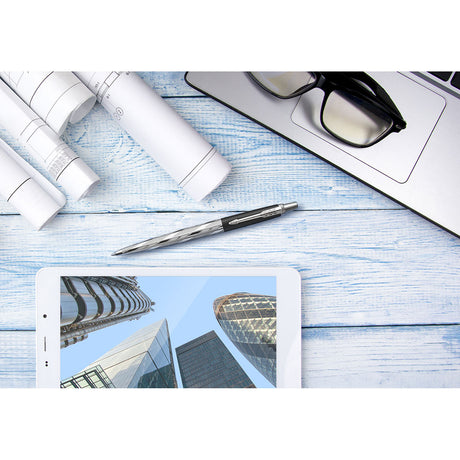 Parker Jotter London Post Modern Black Ballpoint Pen (Blue Ink)  Parker Ballpoint Pen