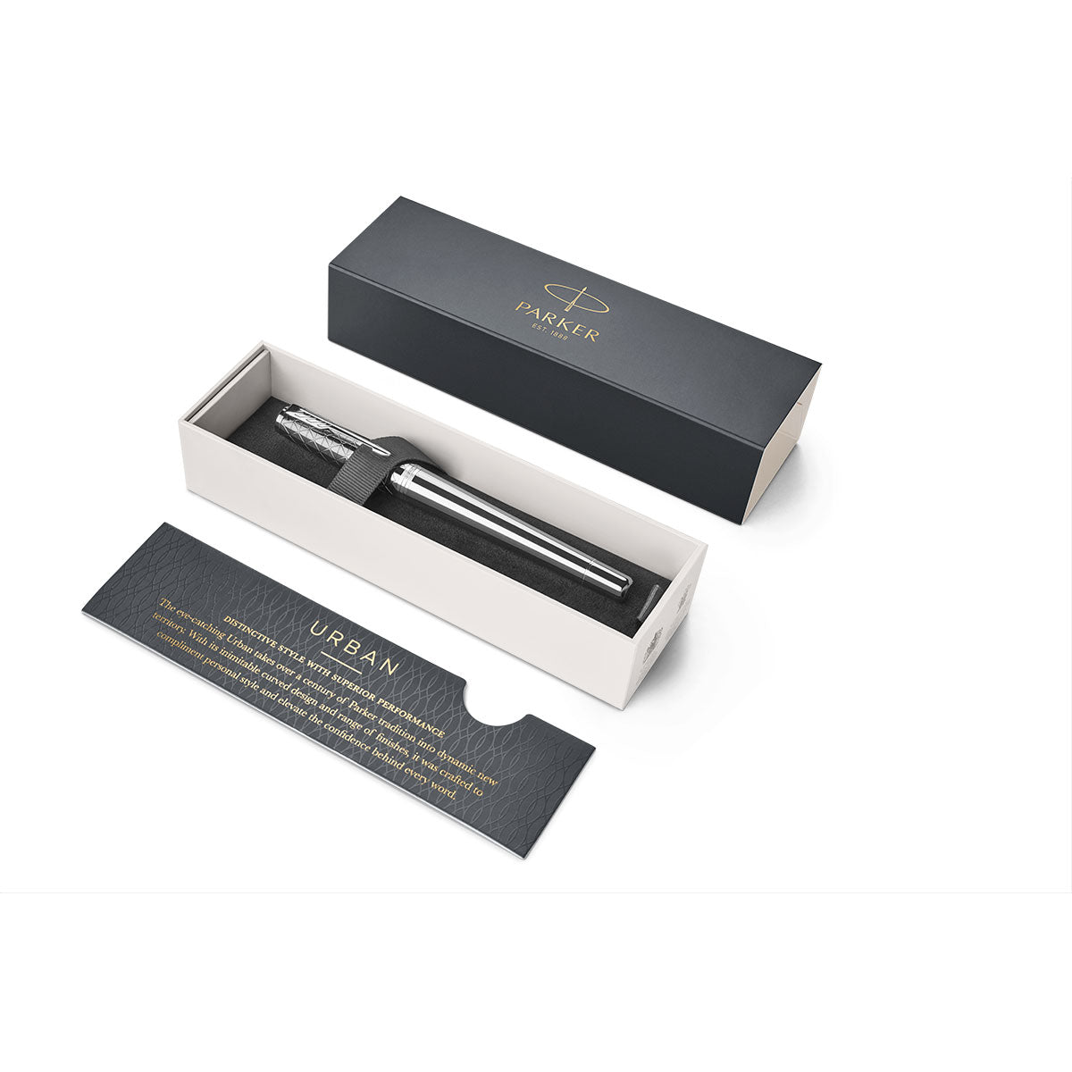 Parker Urban Premium Powdered Silver, Medium  Parker Fountain Pens