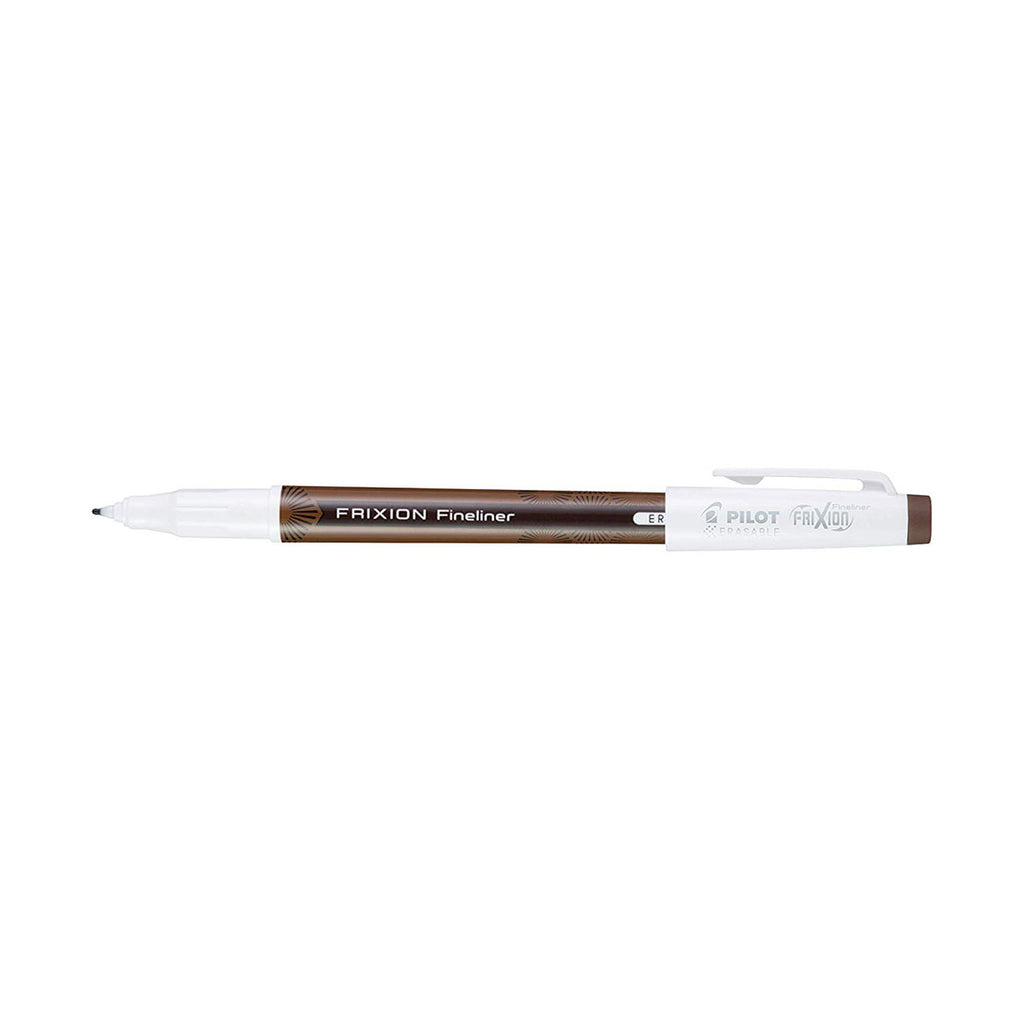 Pilot Frixion Fineliner Erasable Pen Brown 0.6mm Fine