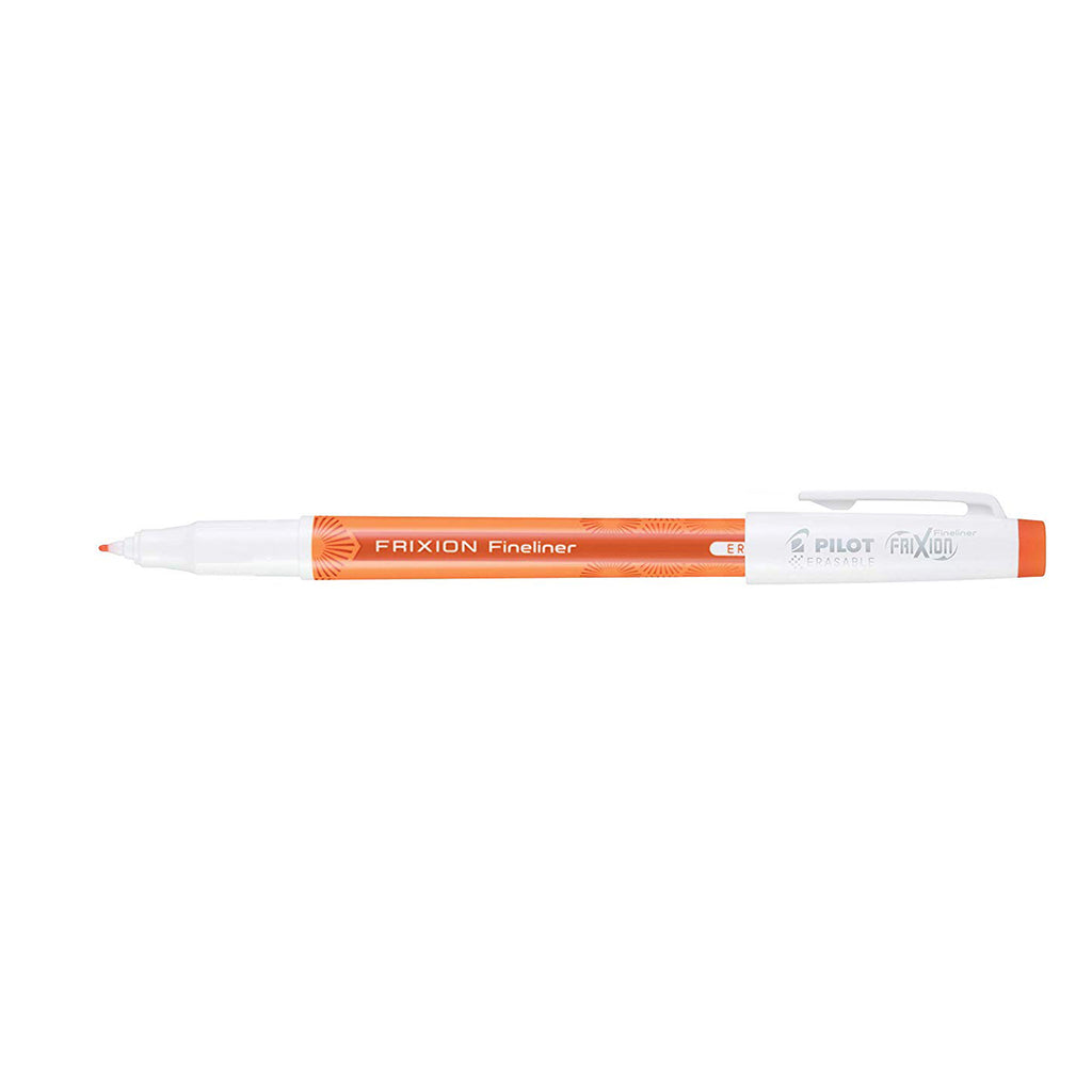 Pilot Frixion Fineliner Erasable Pen Orange 0.6mm Fine