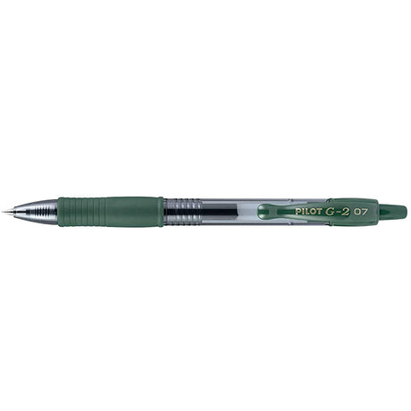 Pilot G2 Hunter Green Fine Point Gel Pen 0.7 mm Pack of 3  Pilot Gel Ink Pens