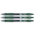 Pilot G2 Hunter Green Fine Point Gel Pen 0.7 mm Pack of 3  Pilot Gel Ink Pens