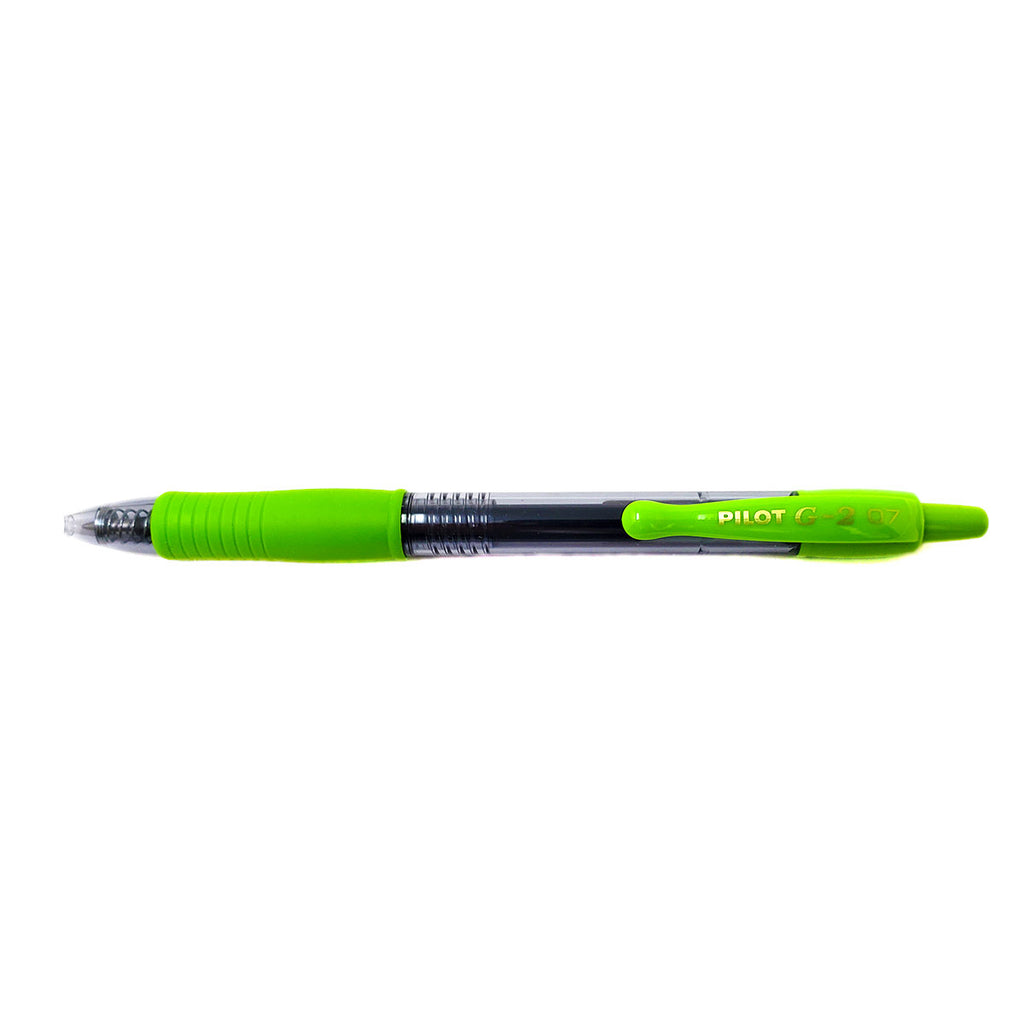 Pilot G2 7 Lime Gel Pen, Fine 0.7MM - 31118