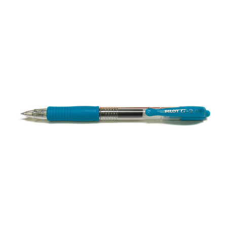 Pilot G2 Turquoise Extra Fine Gel Pen 0.5mm  Pilot Gel Ink Pens