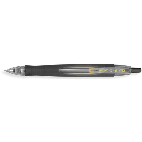 Pilot G6 Retractable Rollerball Gel Ink Pen Black Fine, Sold Individually  Pilot Rollerball Pens