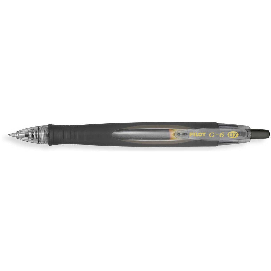 Pilot G6 Retractable Rollerball Gel Ink Pen Black Fine, Sold Individually Pilot Rollerball Pens