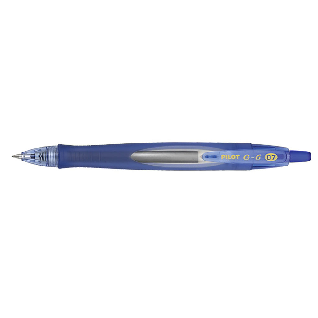 Pilot G6 Retractable Rollerball Gel Ink Pen Blue Fine, Sold Individually Pilot Rollerball Pens