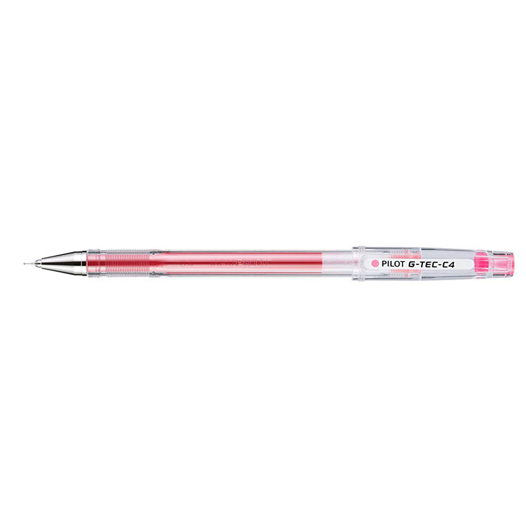 Pilot G-Tec C4 Gel Ultra Fine Light Pink Rollerball Pen Pilot Rollerball Pens