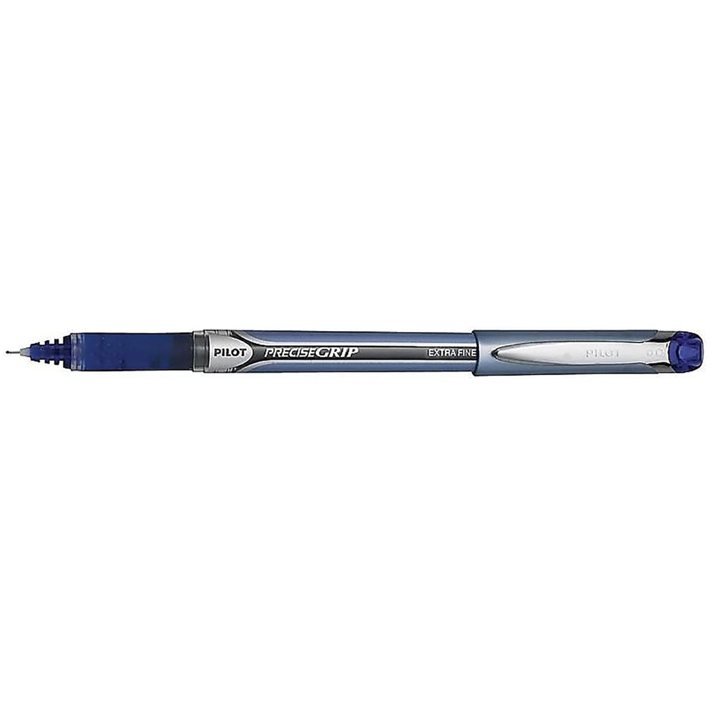 Pilot Precise Grip, Needle Point, Rubber Grip, Blue Liquid Ink Rollerball Pen Extra Fine Pilot Rollerball Pens