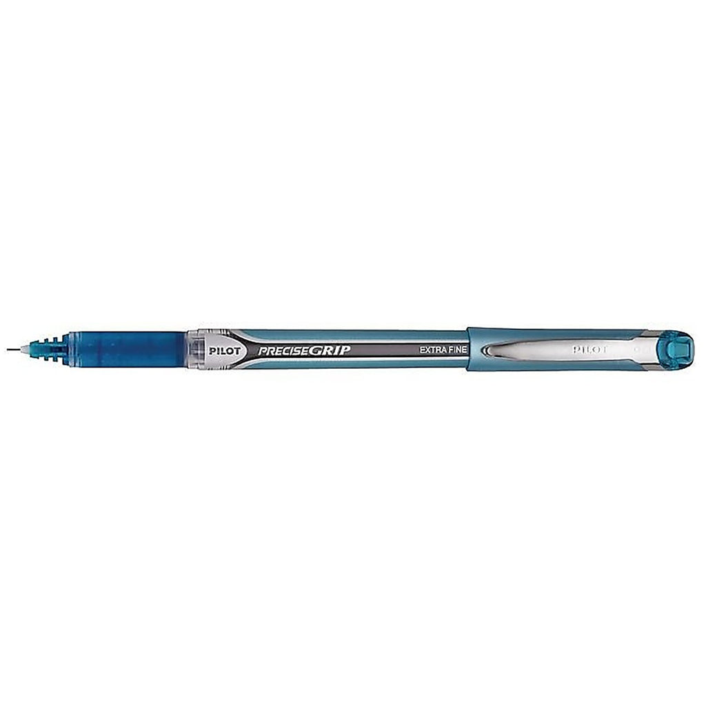Pilot Precise Grip, Needle Point, Rubber Grip, Turquoise Liquid Ink Rollerball Pen Extra Fine Pilot Rollerball Pens
