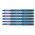 Pilot Precise V5 Blue Extra Fine Rollerball Pens 0.5mm Pack of 6  Pilot Rollerball Pens