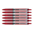Pilot Precise V5 RT Red Extra Fine, Retractable Rollerball Pens Pack of 6  Pilot Rollerball Pens