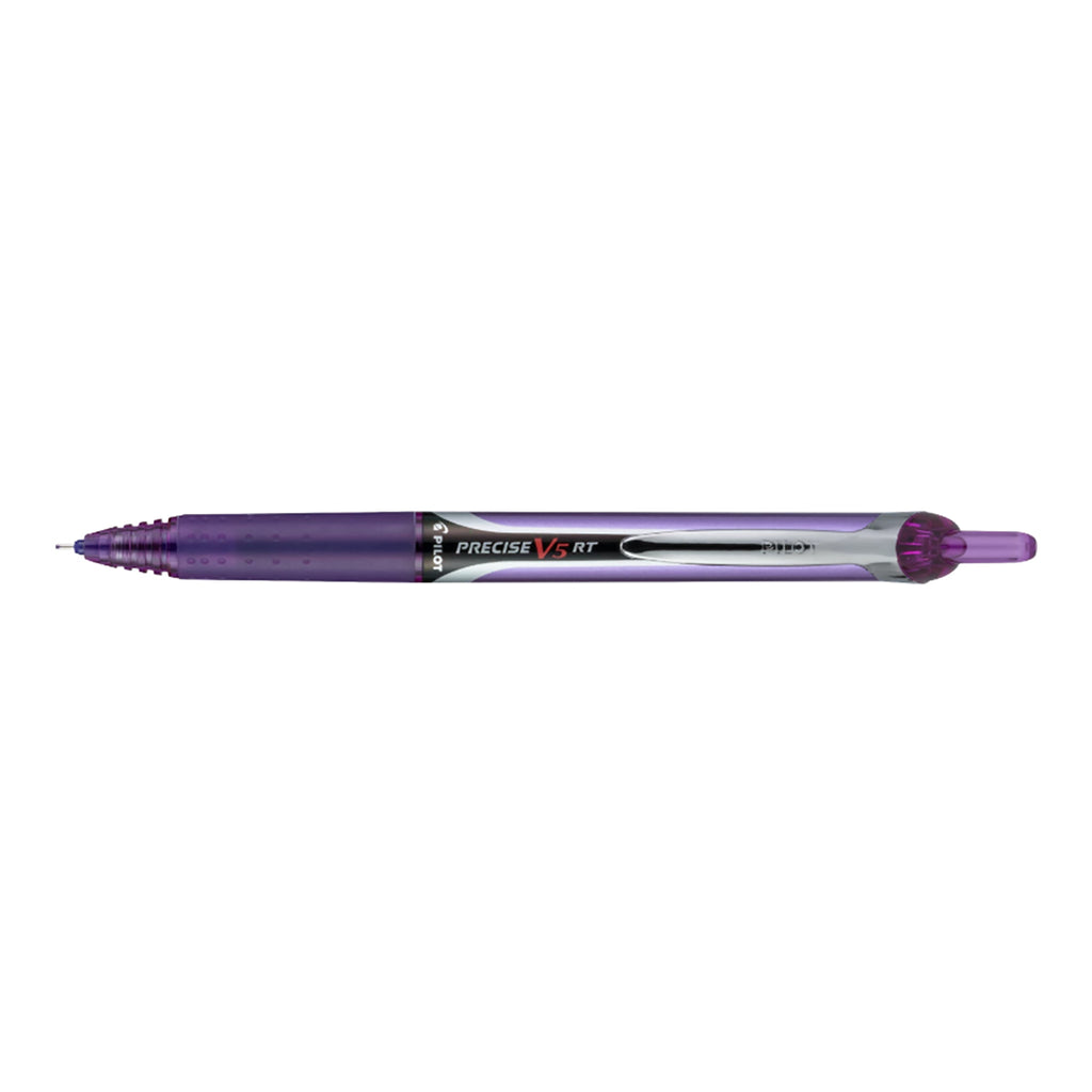 Pilot Precise V5 RT Purple Extra Fine, Retractable Rollerball Pen Pilot Rollerball Pens