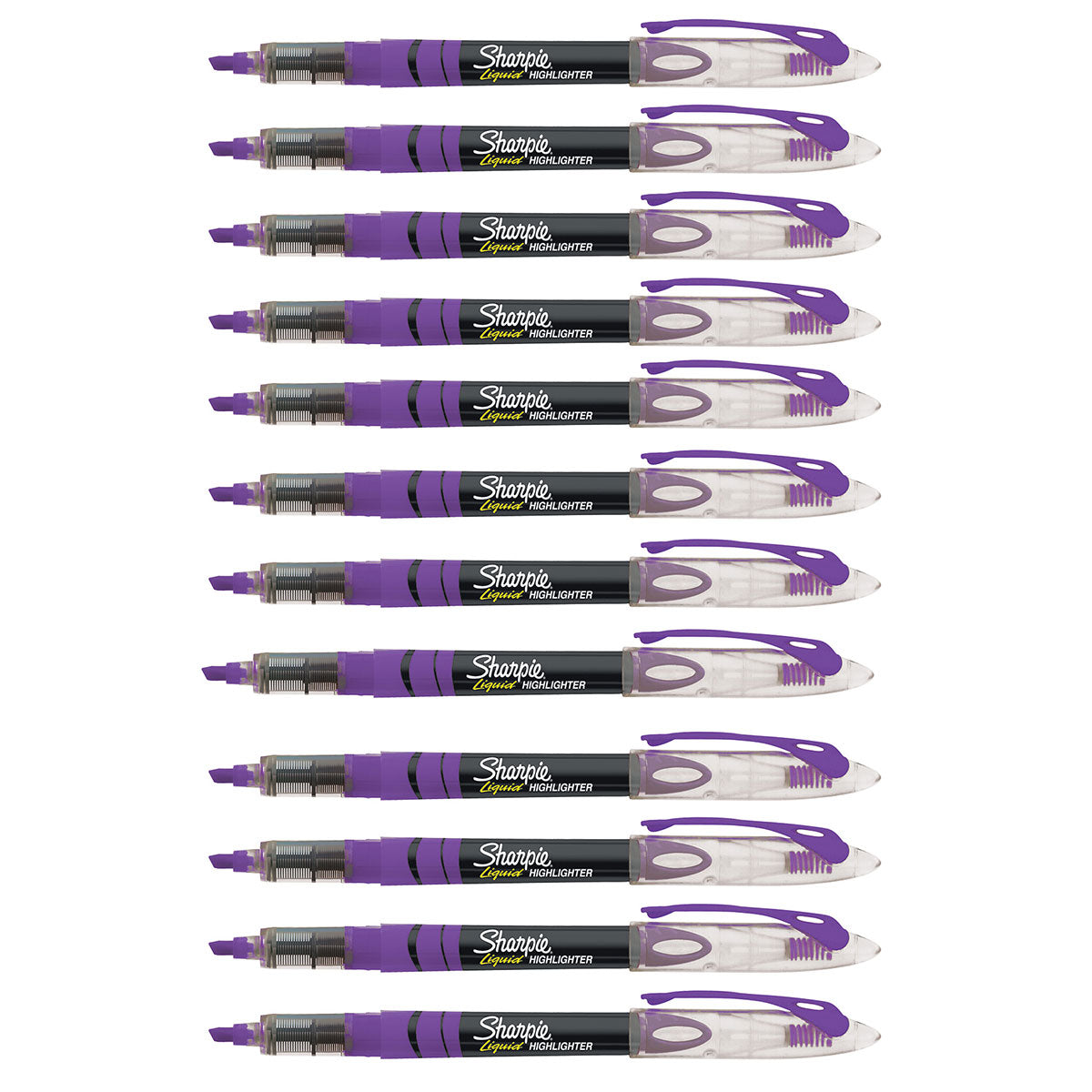Sharpie Liquid Purple Highlighter Chisel Tip 12 Count Sharpie Highlighter