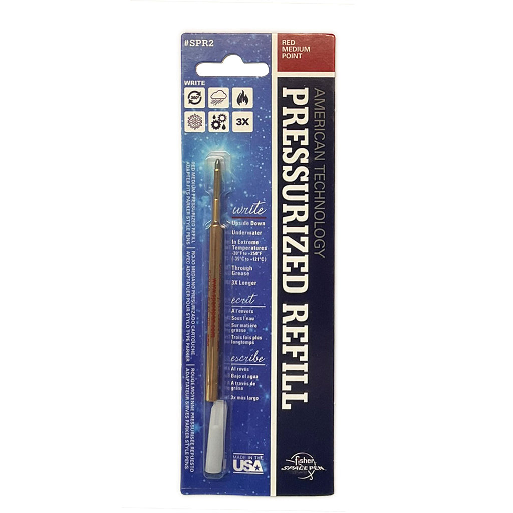 Fisher Space Parker Style Ballpoint Refill, Red Medium