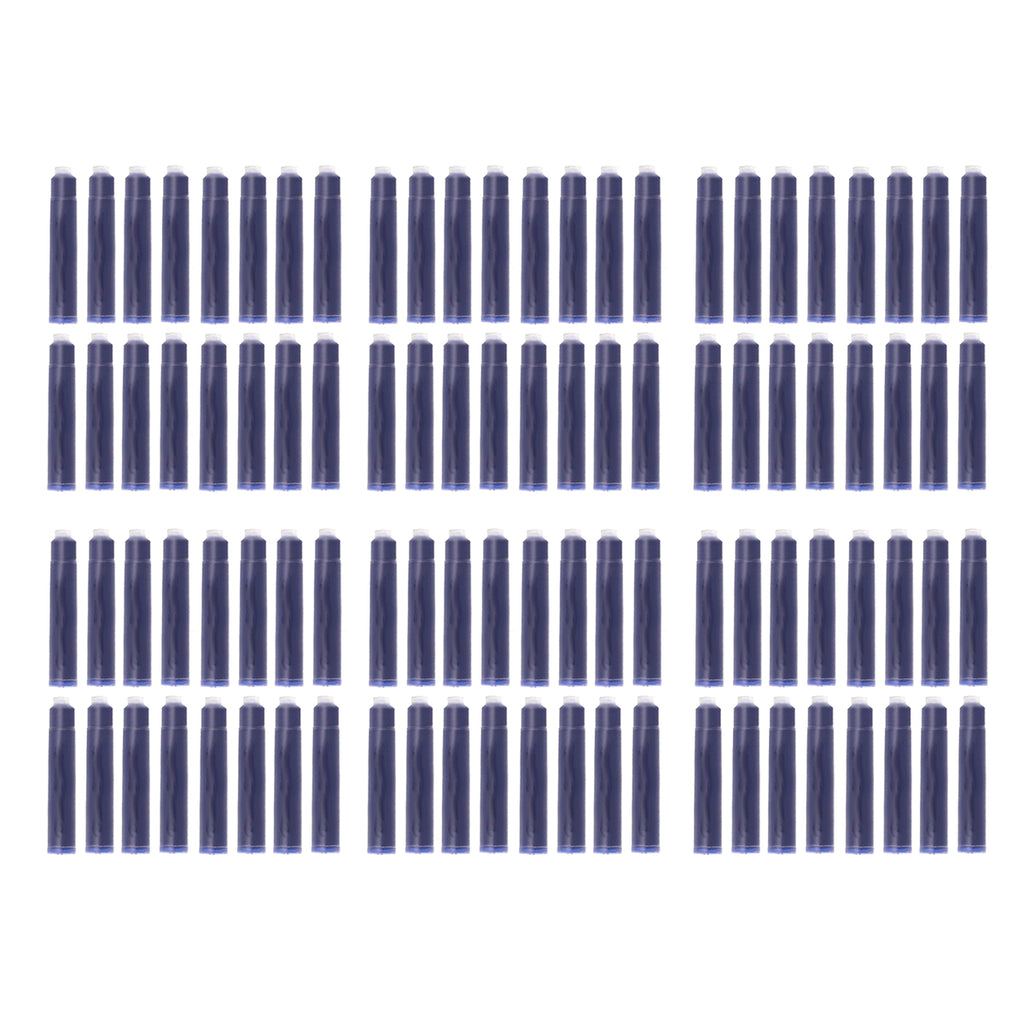 Papermate Universal Dark Blue Fountain Pen Ink Cartridges to Fit Waterman Fountain Pens Bulk Pack of 120